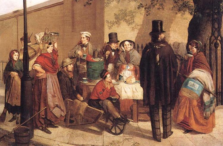 Charles Hunt A Coffee Stall Westminster